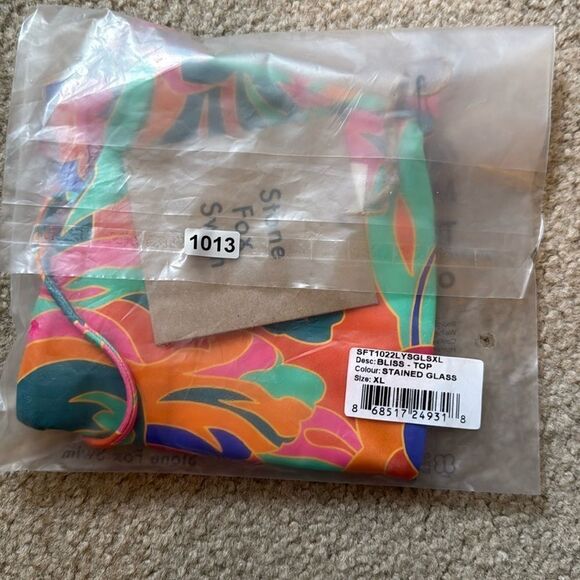 Stone Fox Swim Bliss Top Stained Glass XL - Picture 5 of 5